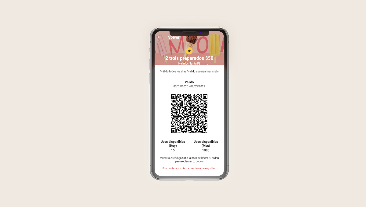 App móvil de cupones digitales para negocios locales — CUPPI