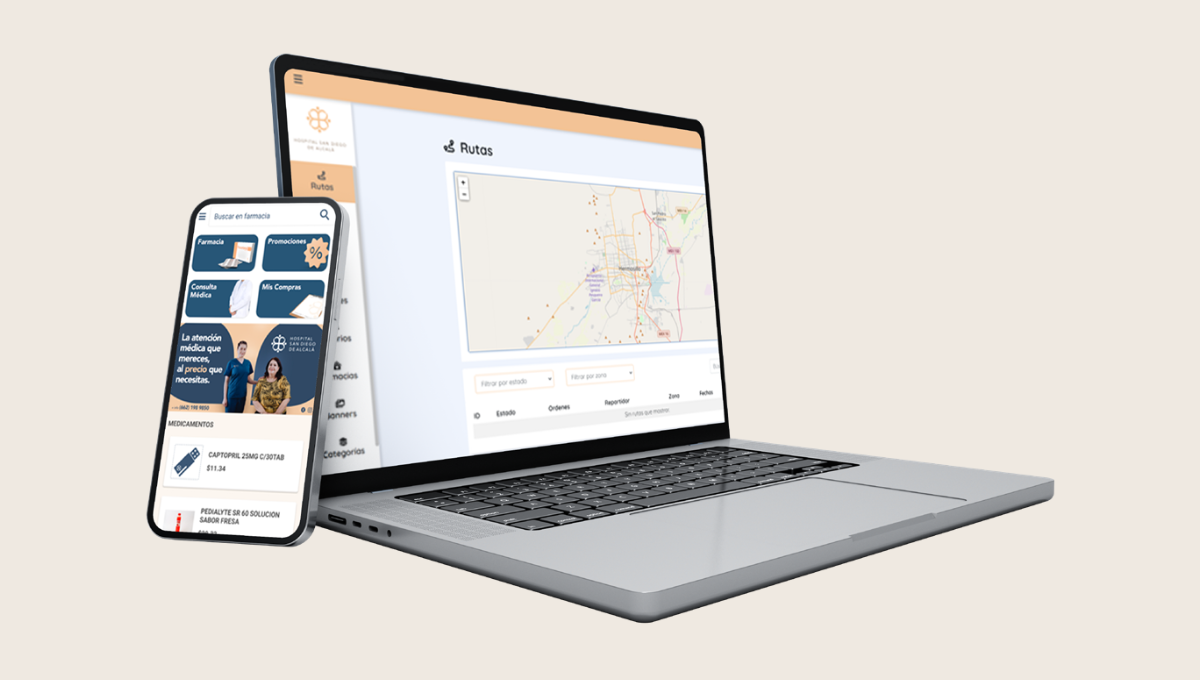 Ecosistema digital de pedidos, entregas y consultas para Hospital San Diego